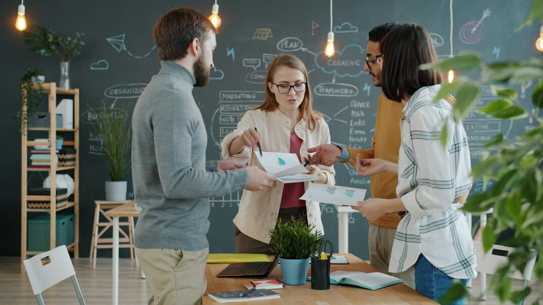diverse business team collaboration